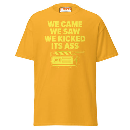 We Came We Saw Funny Quote T-Shirt - Gold - T-Shirts Online