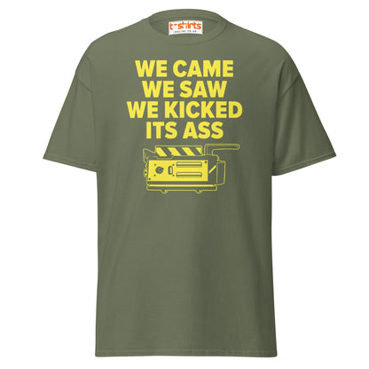 We Came We Saw Funny Quote T-Shirt - Military Green - T-Shirts Online