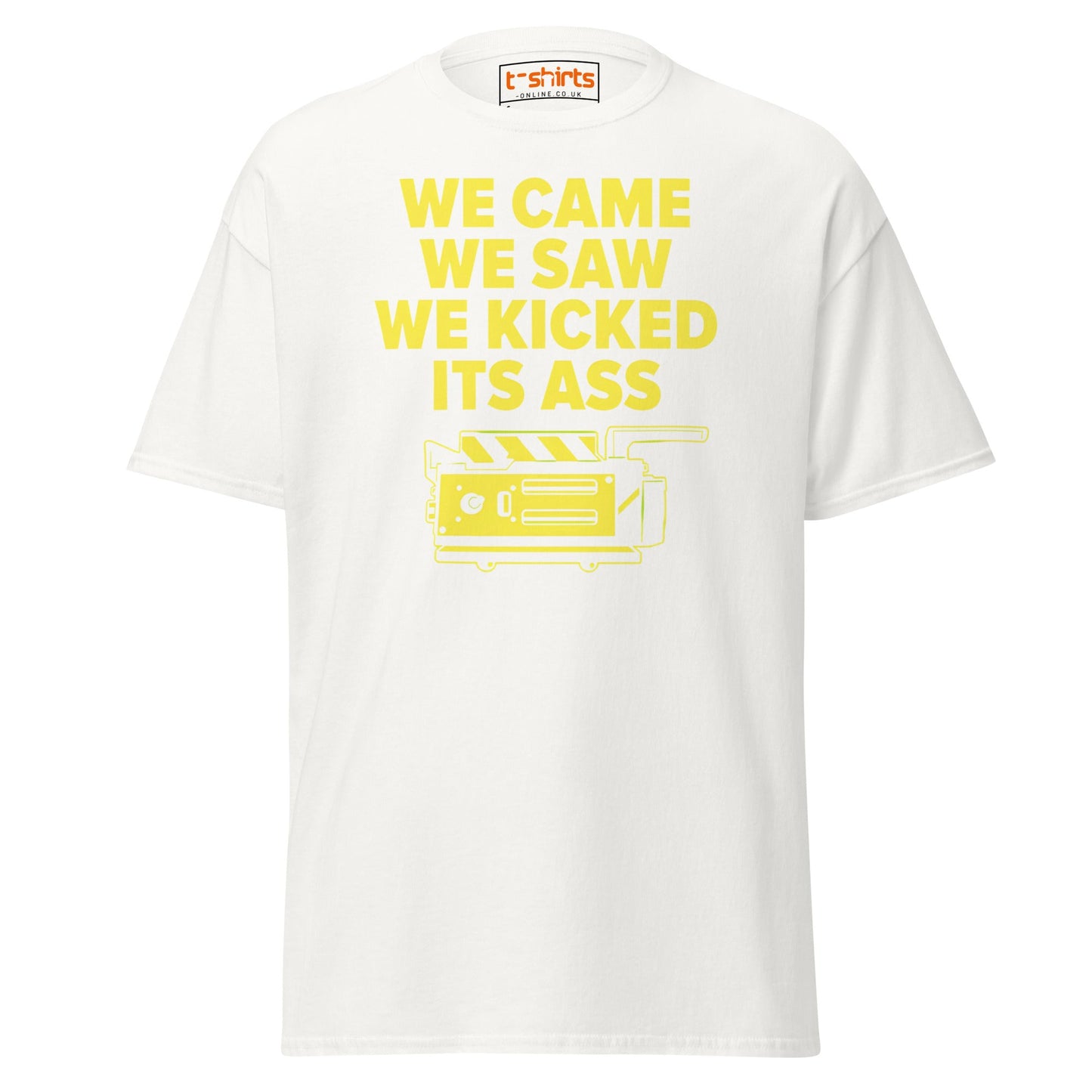 We Came We Saw Funny Quote T-Shirt - White - T-Shirts Online