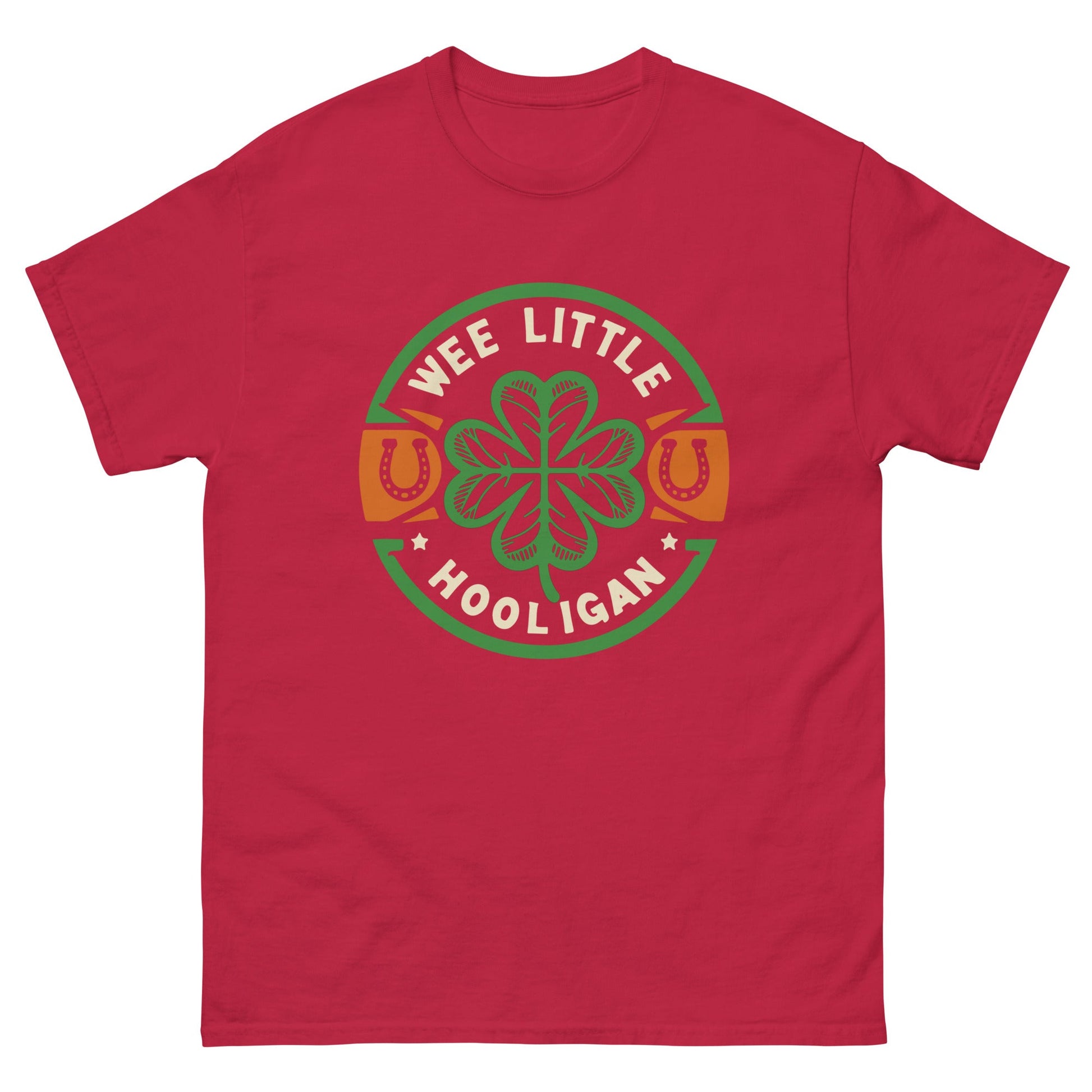 We Little Hooligan | St Patricks Day T-Shirt - Cardinal - T-Shirts Online