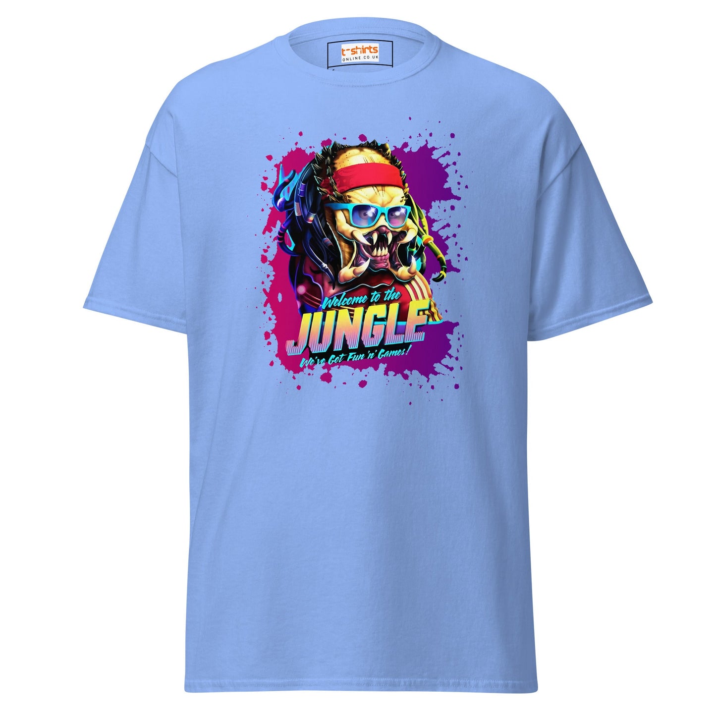 Welcome To the Jungle T-Shirt | Movie Tee - Carolina Blue - T-Shirts Online