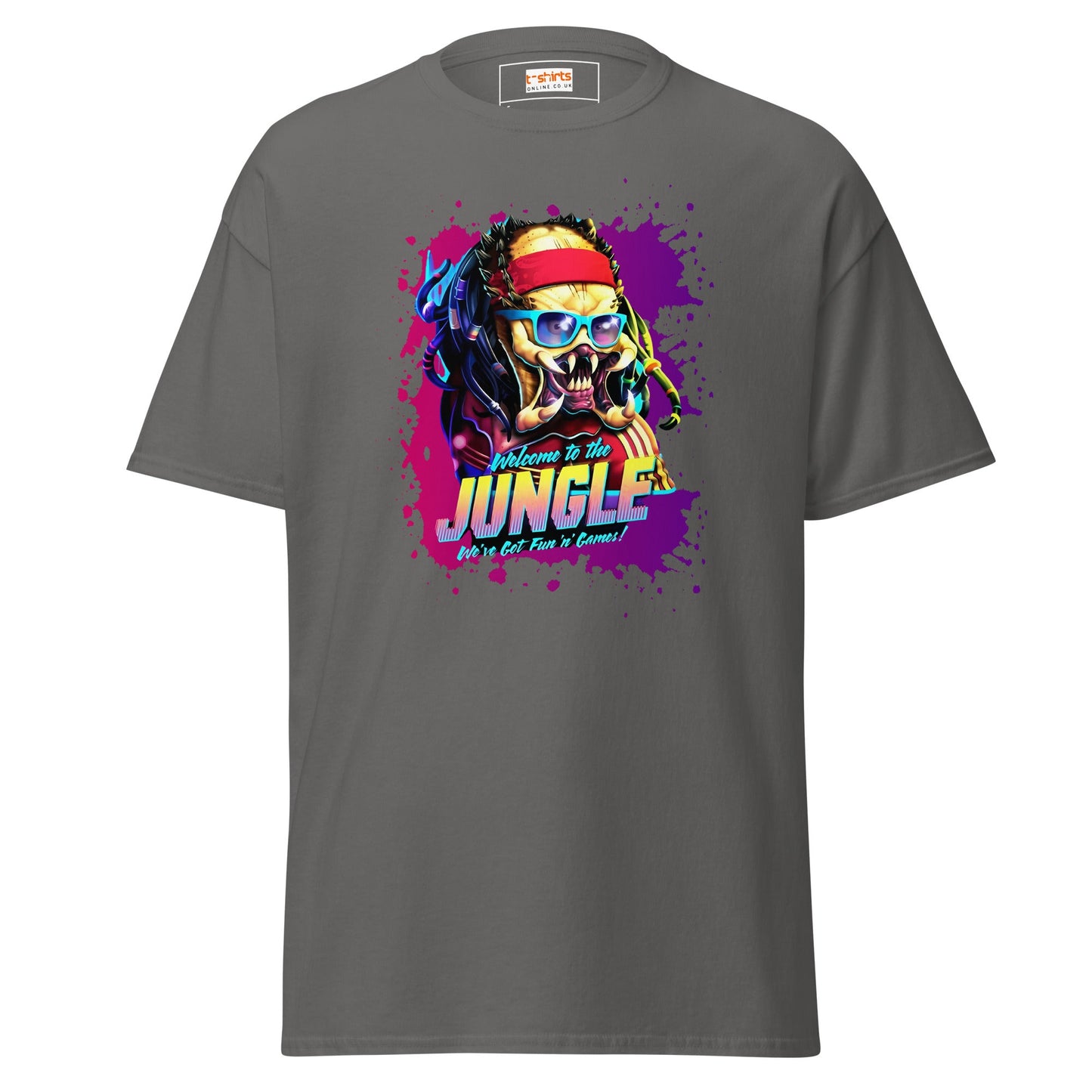 Welcome To the Jungle T-Shirt | Movie Tee - Charcoal - T-Shirts Online