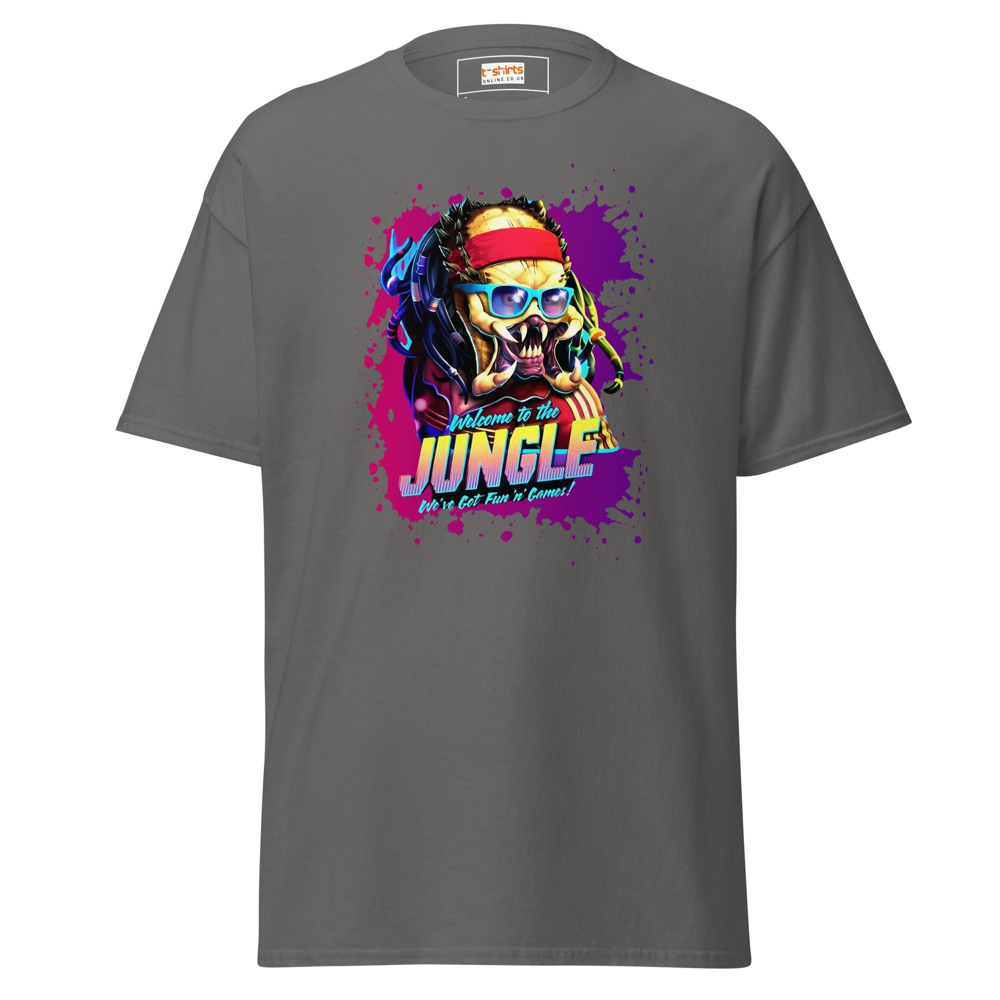 Welcome To the Jungle T-Shirt | Movie Tee - Charcoal - T-Shirts Online