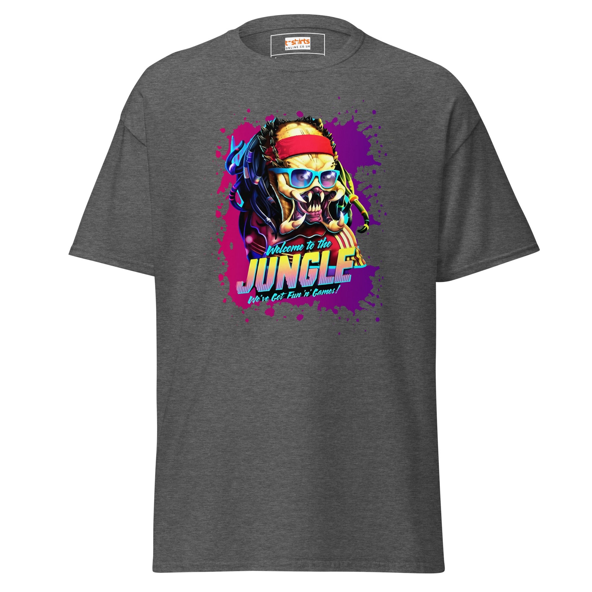 Welcome To the Jungle T-Shirt | Movie Tee - Dark Heather - T-Shirts Online