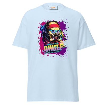 Welcome To the Jungle T-Shirt | Movie Tee - Light Blue - T-Shirts Online