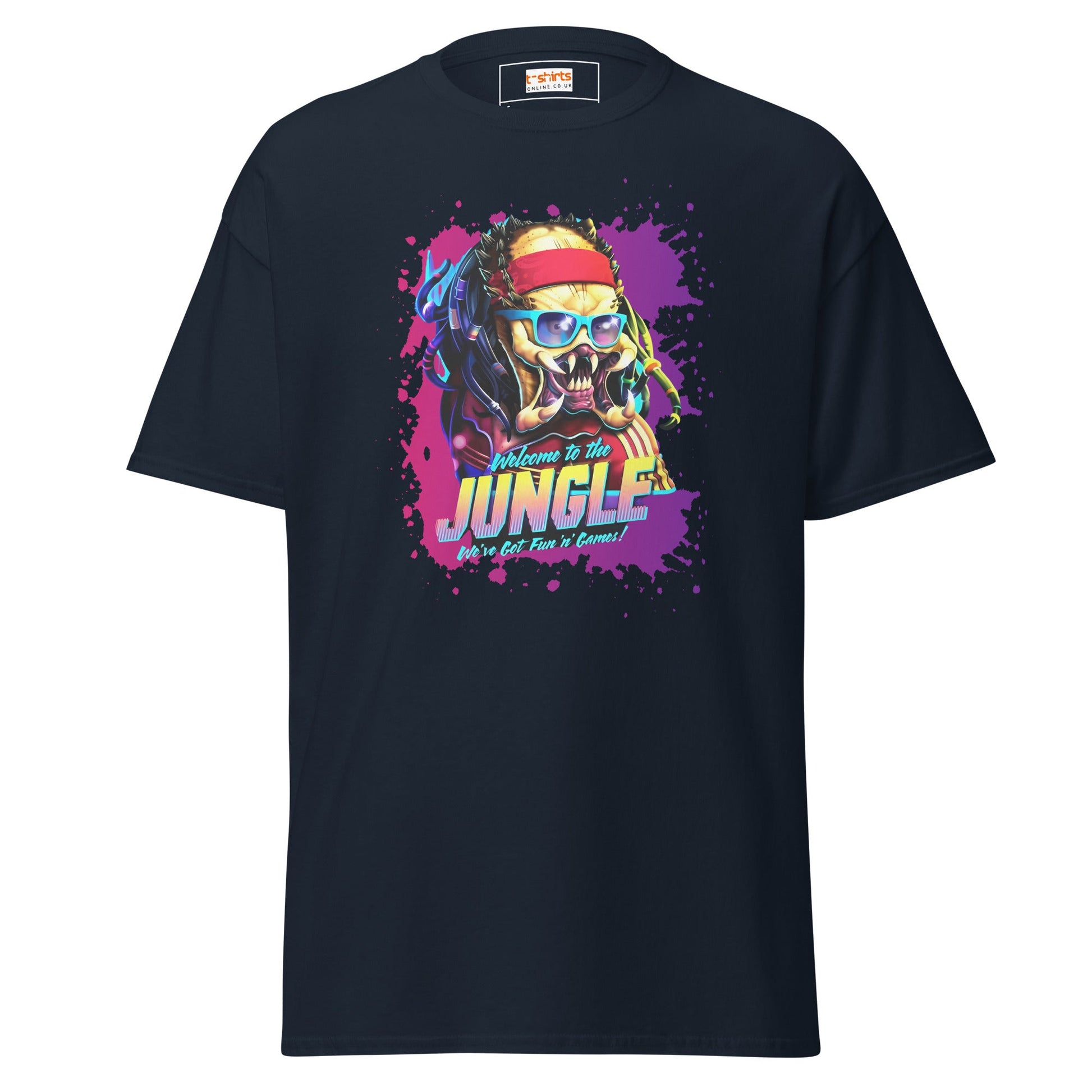 Welcome To the Jungle T-Shirt | Movie Tee - Navy - T-Shirts Online