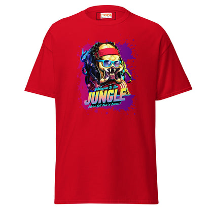 Welcome To the Jungle T-Shirt | Movie Tee - Red - T-Shirts Online