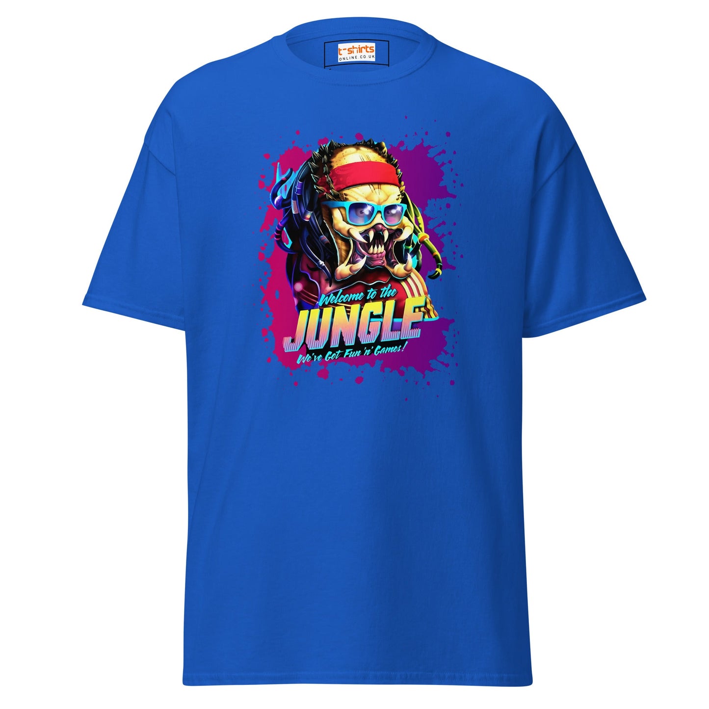 Welcome To the Jungle T-Shirt | Movie Tee - Royal - T-Shirts Online