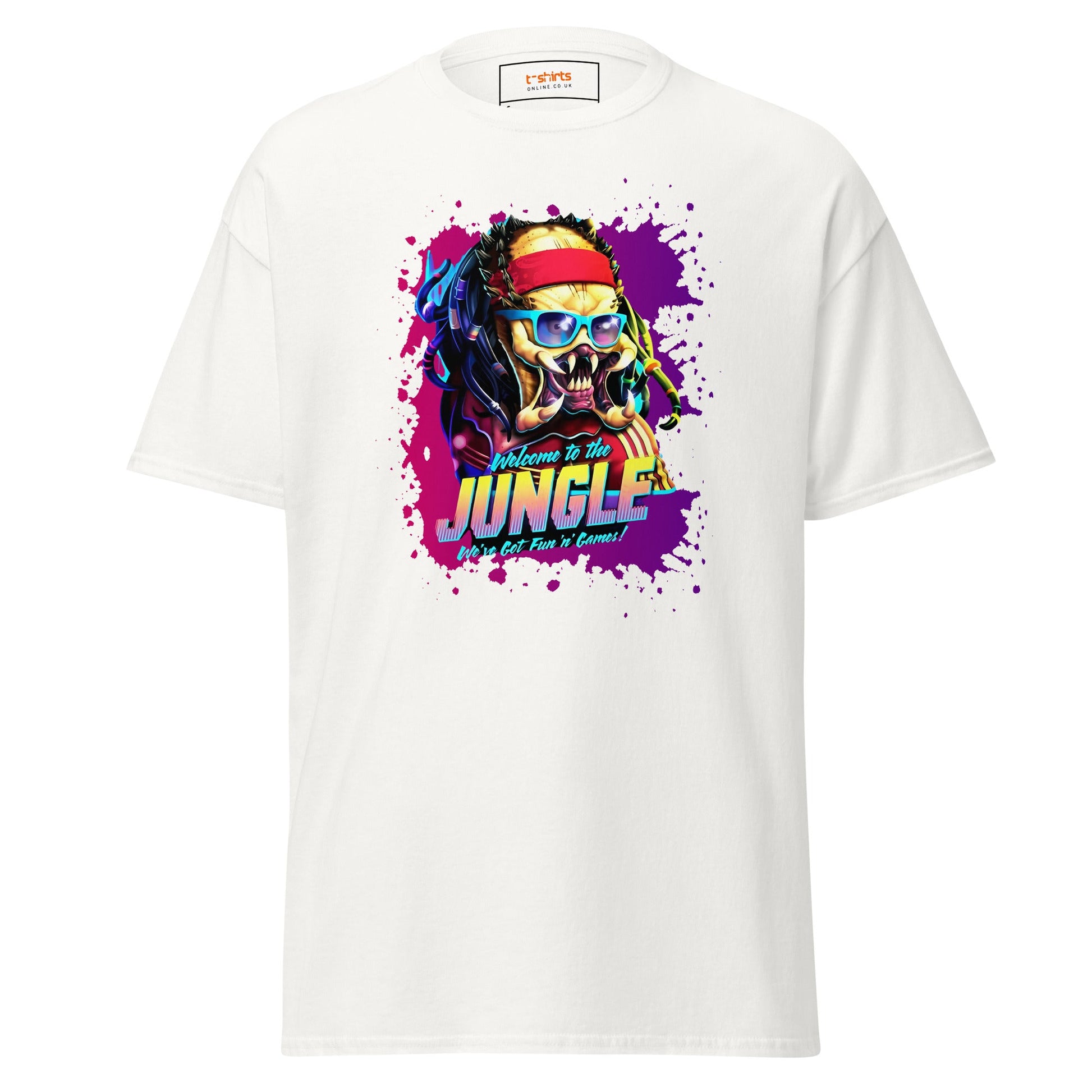 Welcome To the Jungle T-Shirt | Movie Tee - White - T-Shirts Online