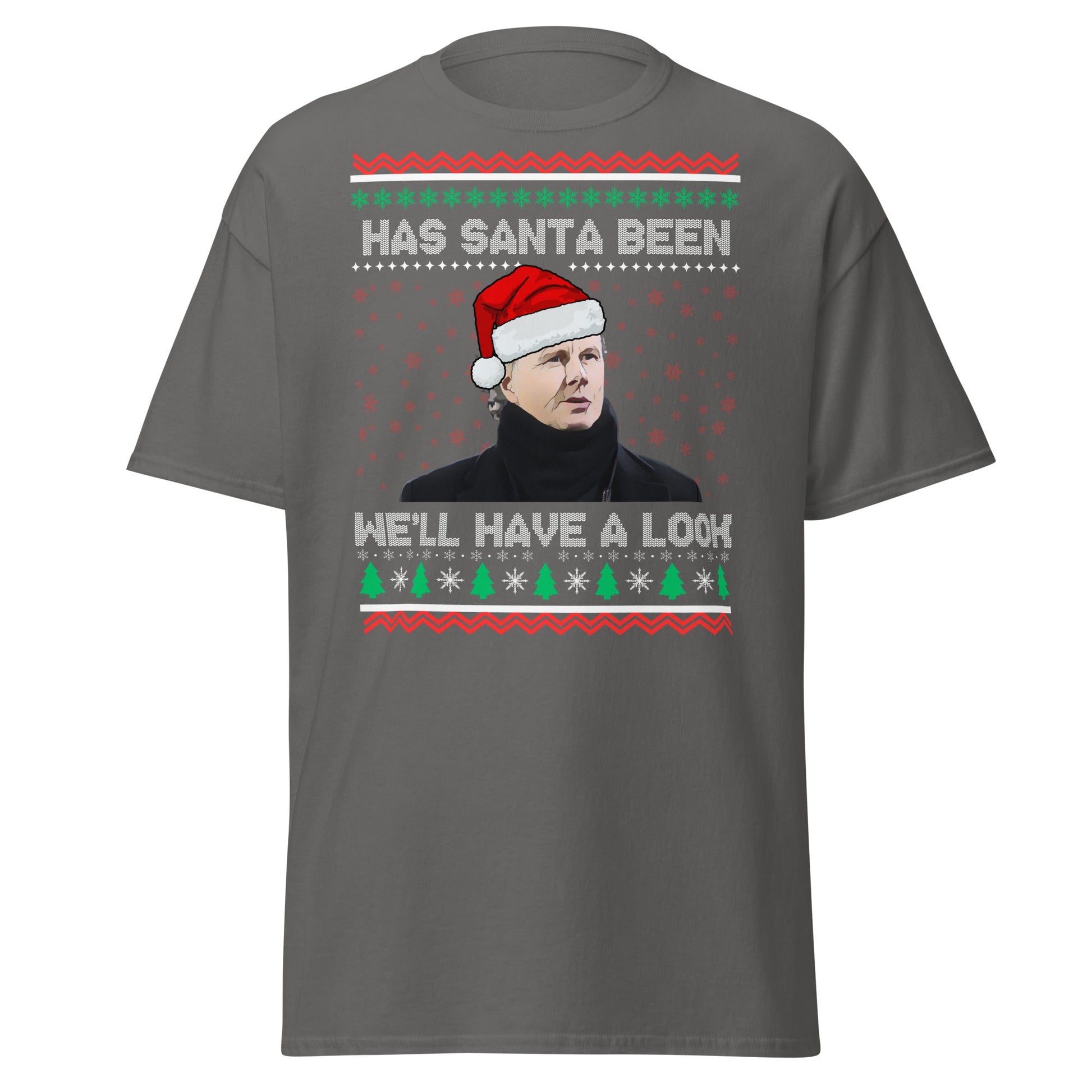 We'll Have a Look Christmas T-Shirt | Funny Holiday Tee - Charcoal - T-Shirts Online