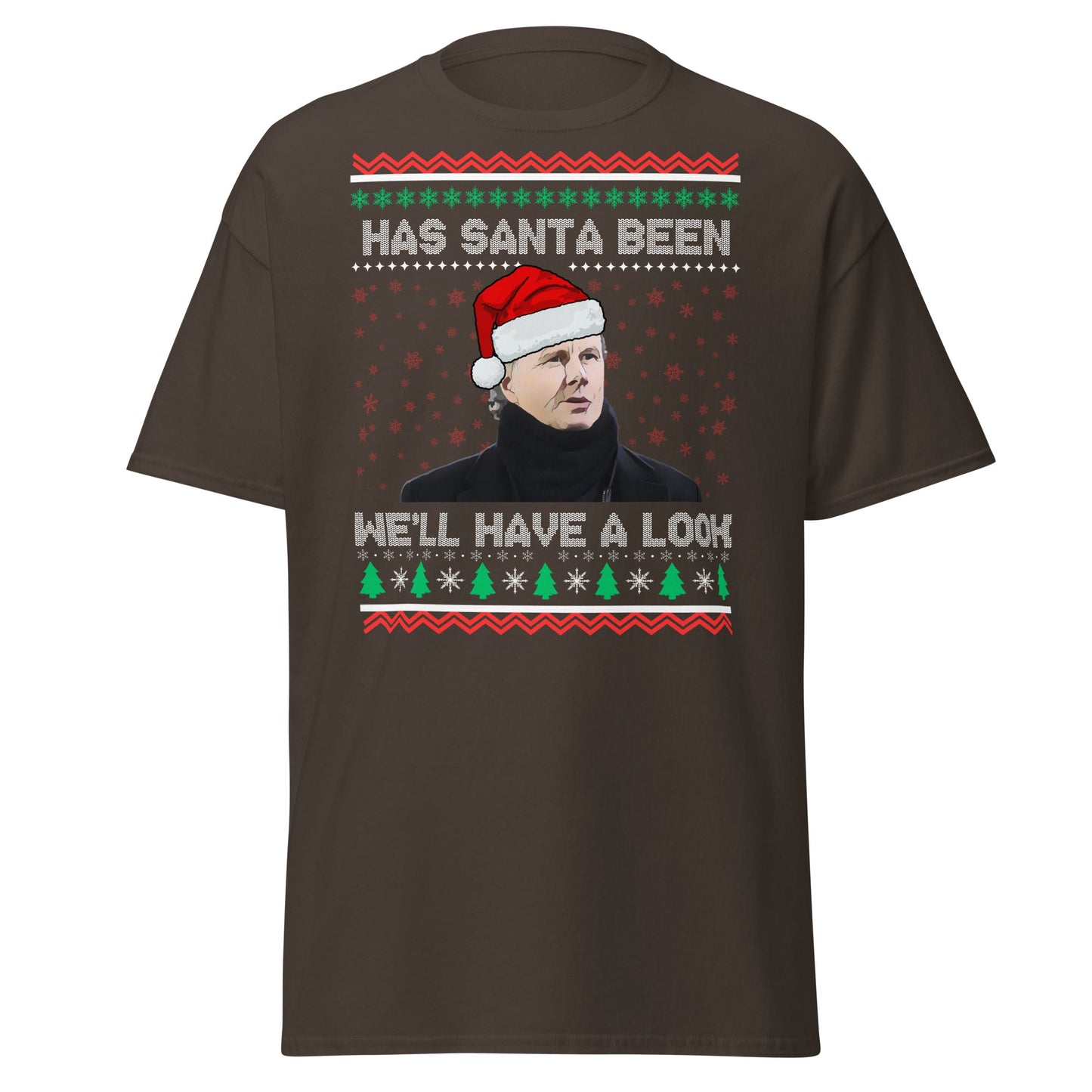 We'll Have a Look Christmas T-Shirt | Funny Holiday Tee - Dark Chocolate - T-Shirts Online