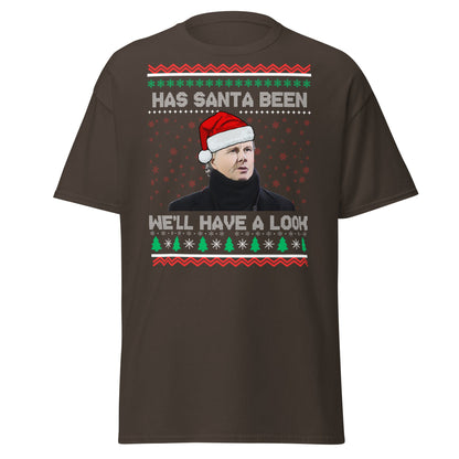 We'll Have a Look Christmas T-Shirt | Funny Holiday Tee - Dark Chocolate - T-Shirts Online