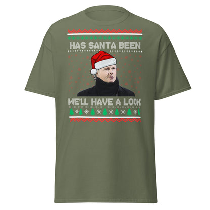 We'll Have a Look Christmas T-Shirt | Funny Holiday Tee - Military Green - T-Shirts Online