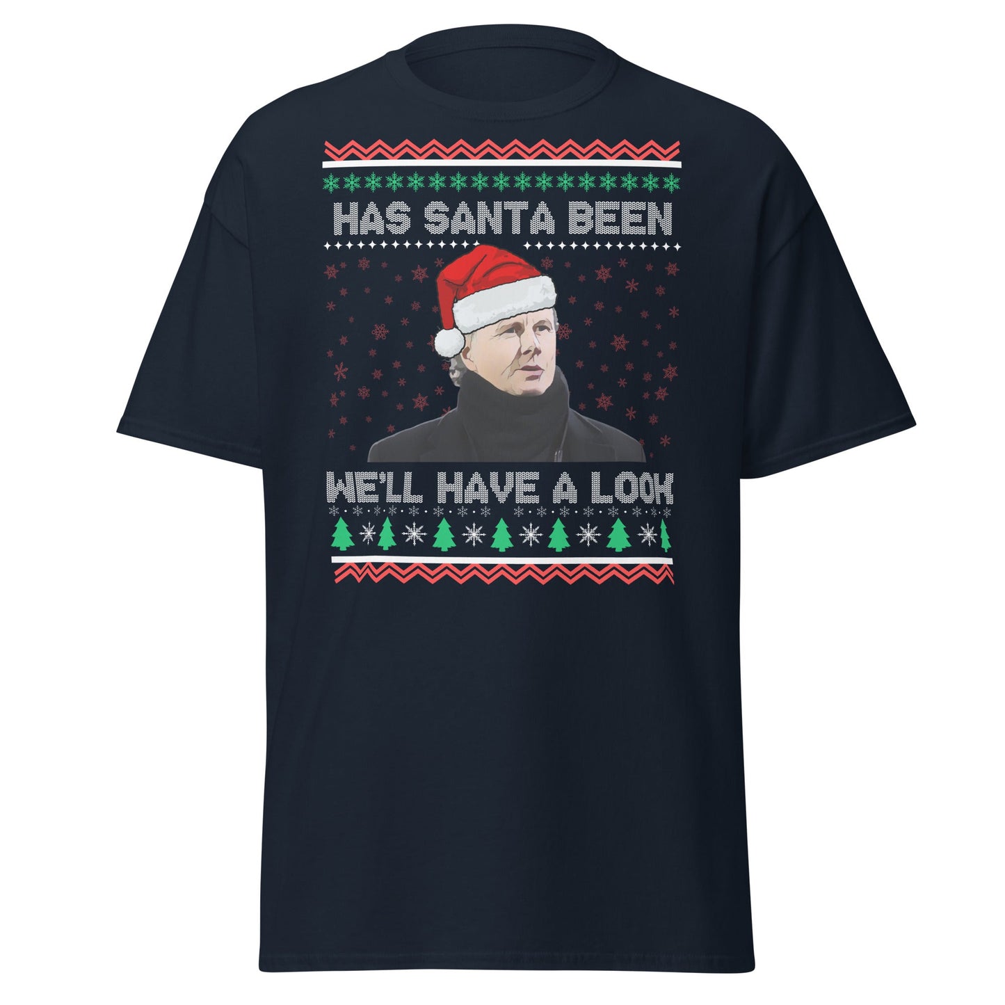 We'll Have a Look Christmas T-Shirt | Funny Holiday Tee - Navy - T-Shirts Online