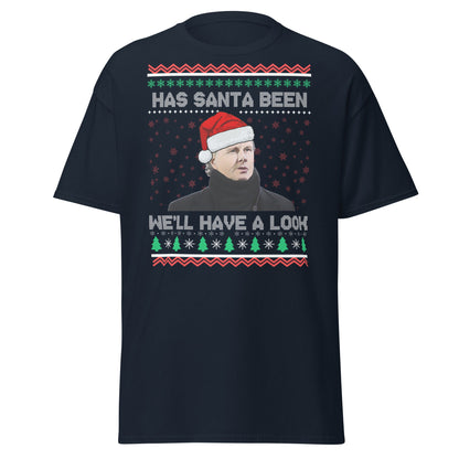 We'll Have a Look Christmas T-Shirt | Funny Holiday Tee - Navy - T-Shirts Online