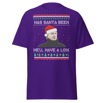 We'll Have a Look Christmas T-Shirt | Funny Holiday Tee - Purple - T-Shirts Online