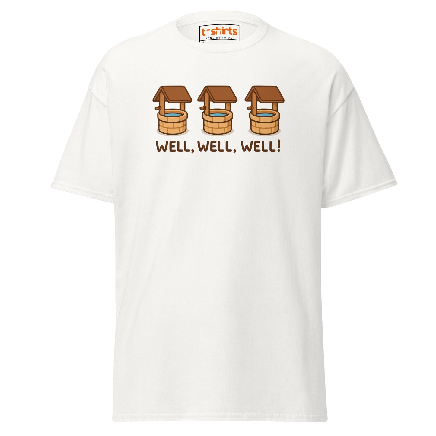 Well, Well, Well! Funny Pun T-Shirt - White - T-Shirts Online