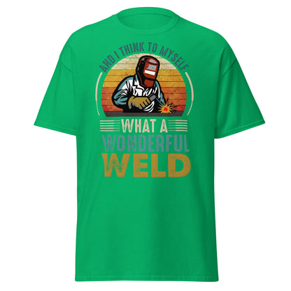 What a Wonderful Weld Funny Welder T-Shirt Gift - Irish Green - T-Shirts Online