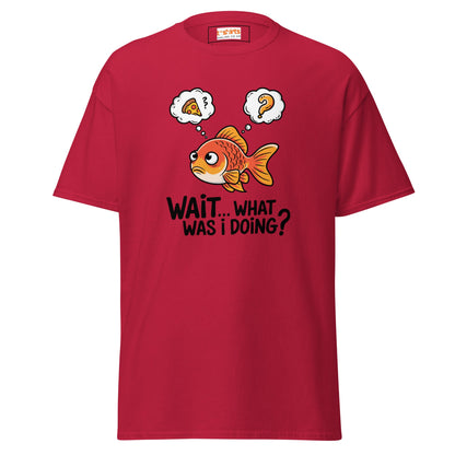 What Was I Doing T-Shirt | Funny Fish Shirt - Cardinal - T-Shirts Online