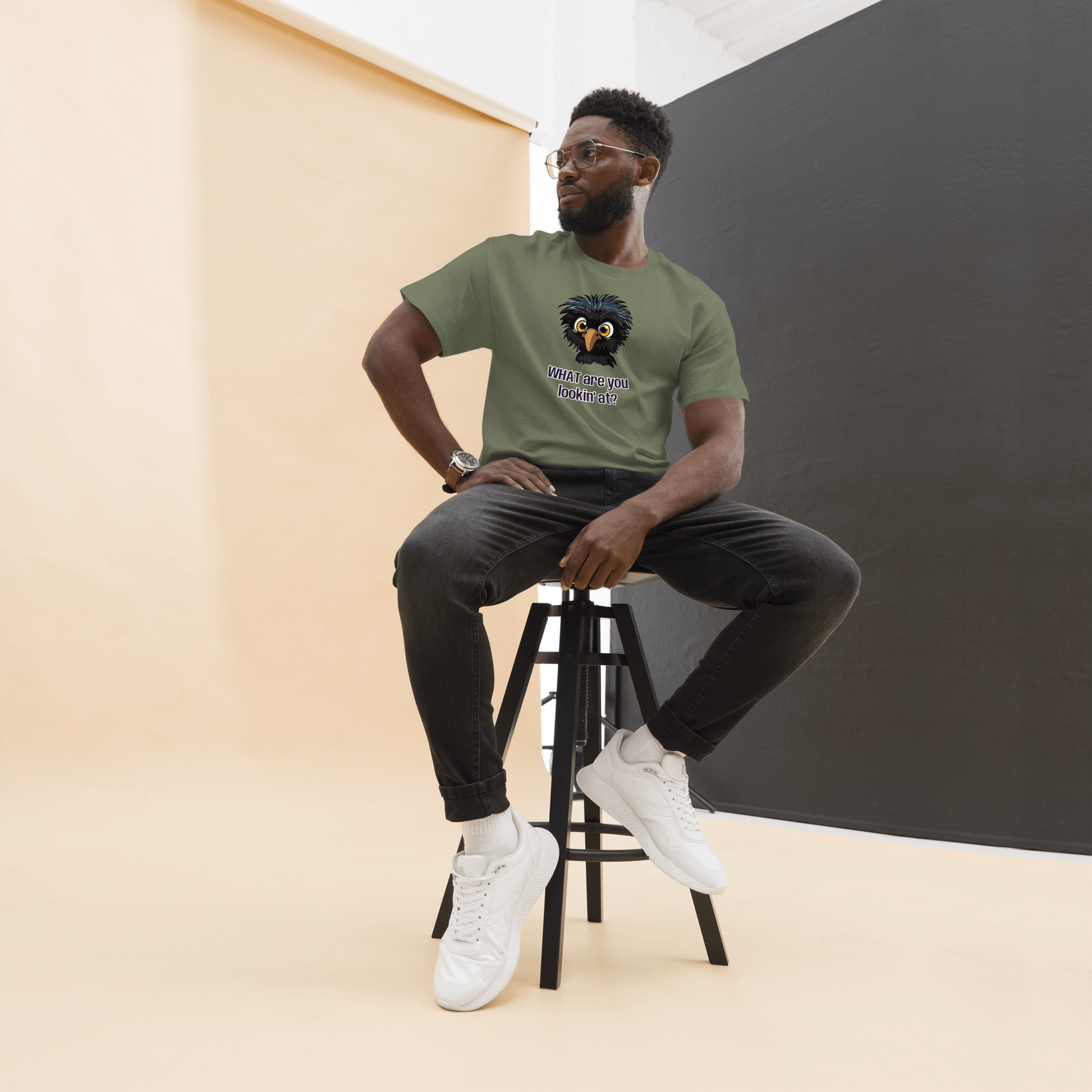 WHAT you Lookin' at | Men's classic tee - Ash - T-Shirts Online