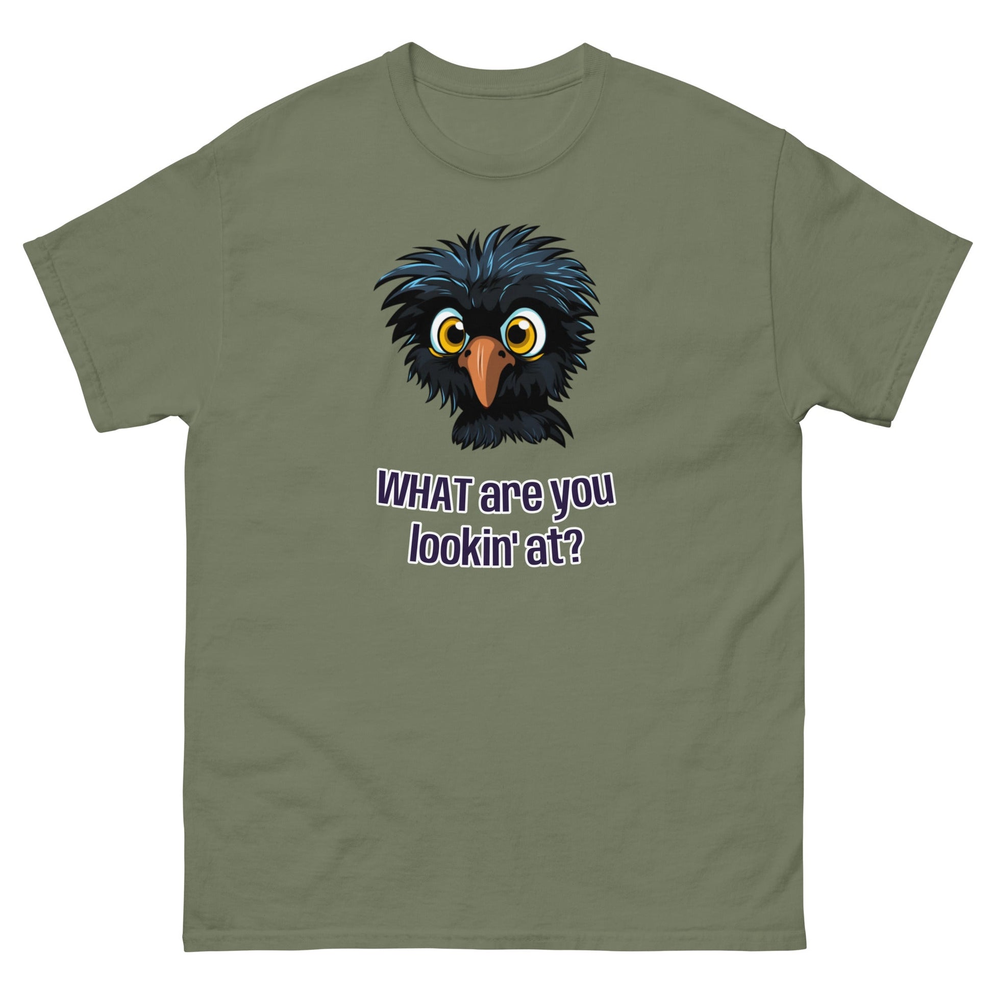 WHAT you Lookin' at | Men's classic tee - Military Green - T-Shirts Online