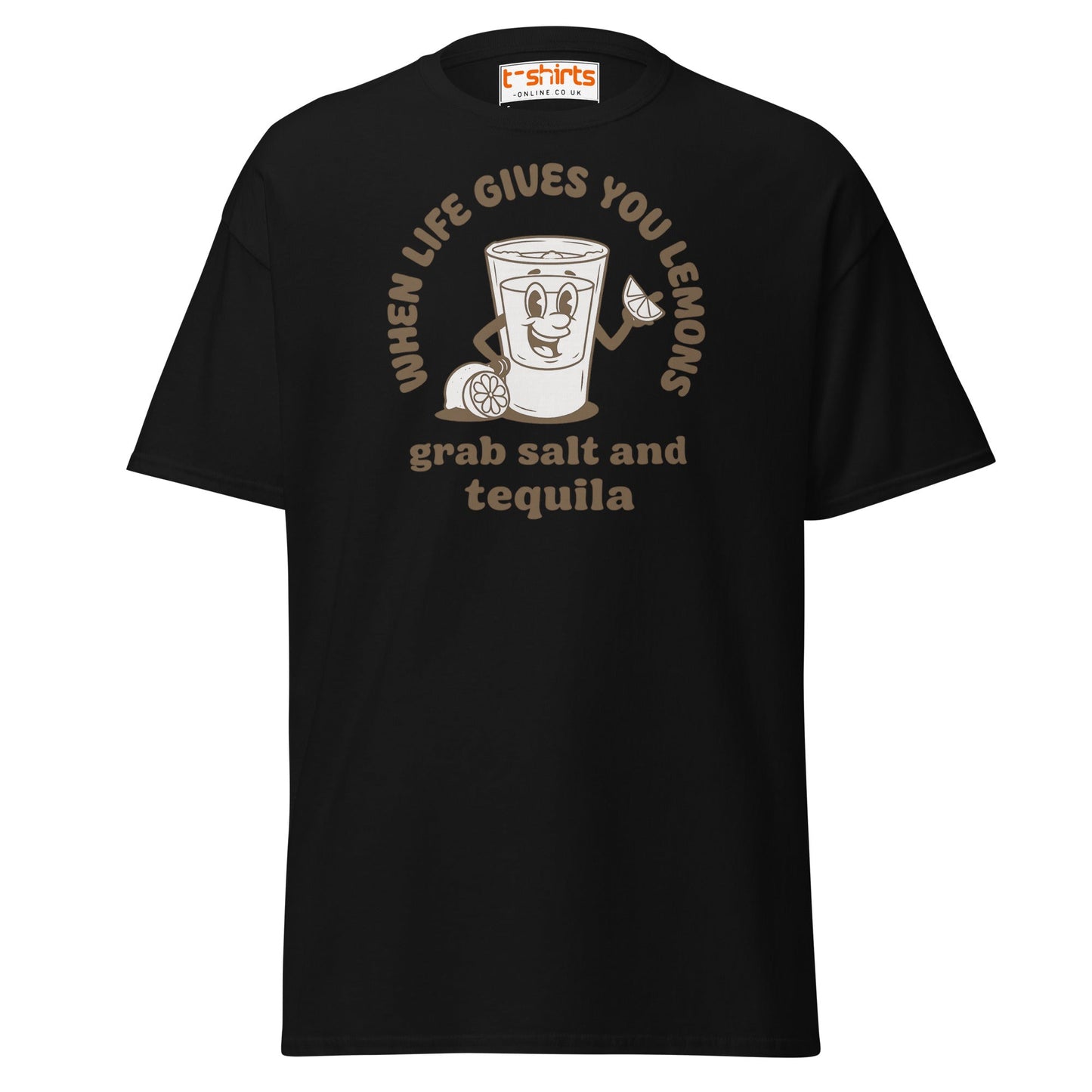 When Life Gives You Lemons Tequila T-Shirt - Black - T-Shirts Online