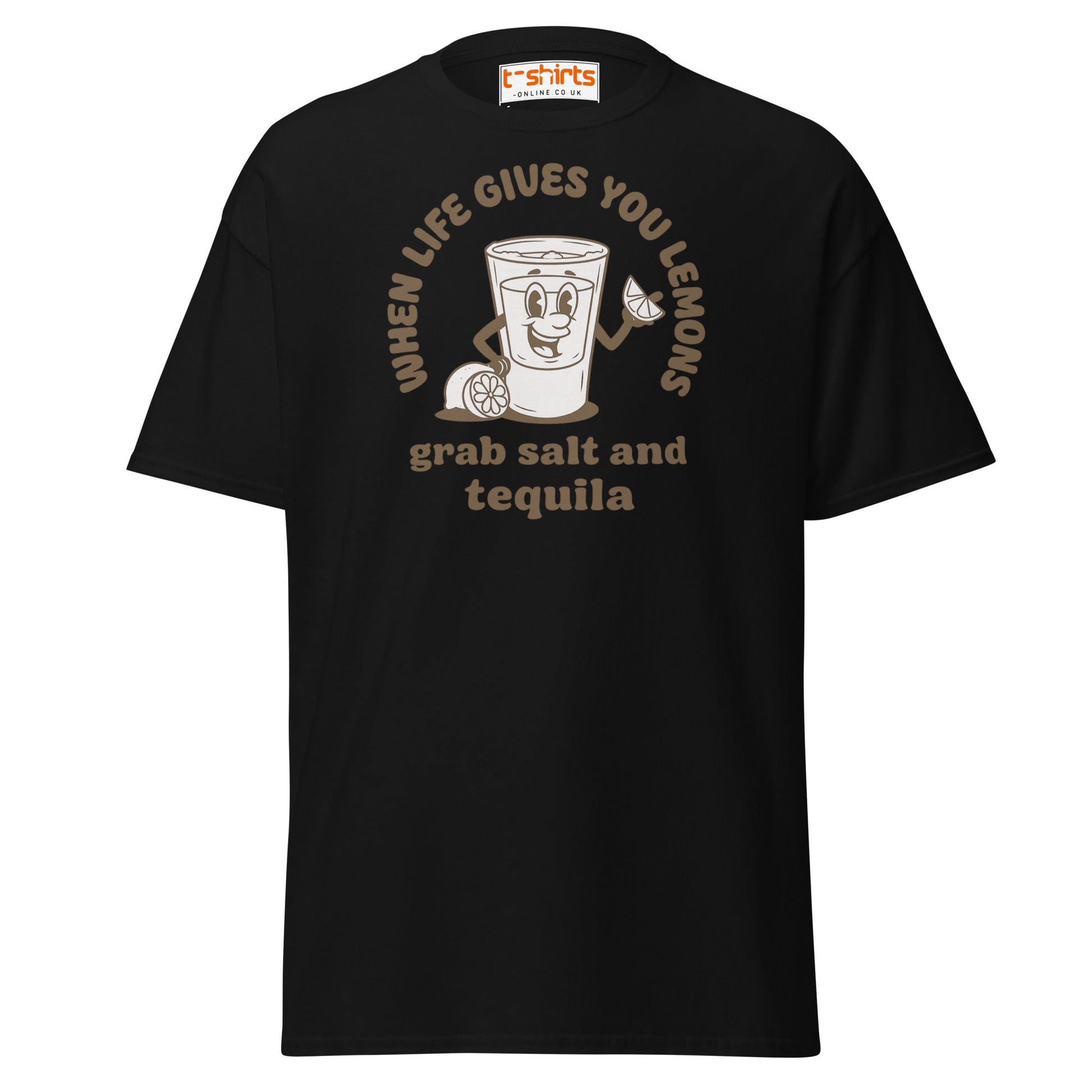 When Life Gives You Lemons Tequila T-Shirt - Black - T-Shirts Online