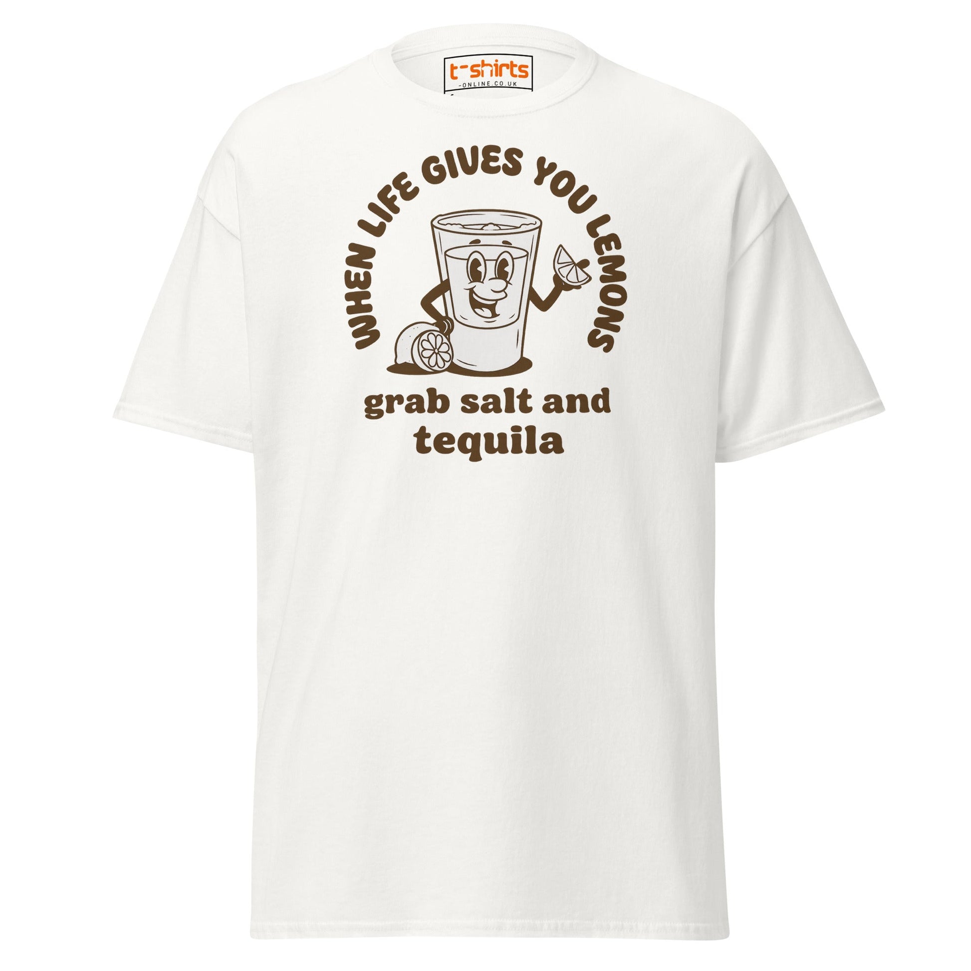 When Life Gives You Lemons Tequila T-Shirt - White - T-Shirts Online