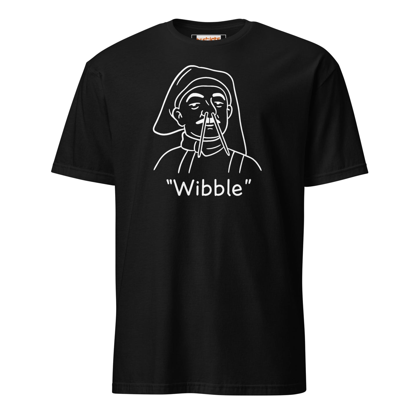 "Wibble" T-Shirt | TV Comedy T-Shirt - Black - T-Shirts Online