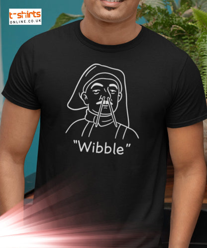 "Wibble" T-Shirt | TV Comedy T-Shirt - Black - T-Shirts Online