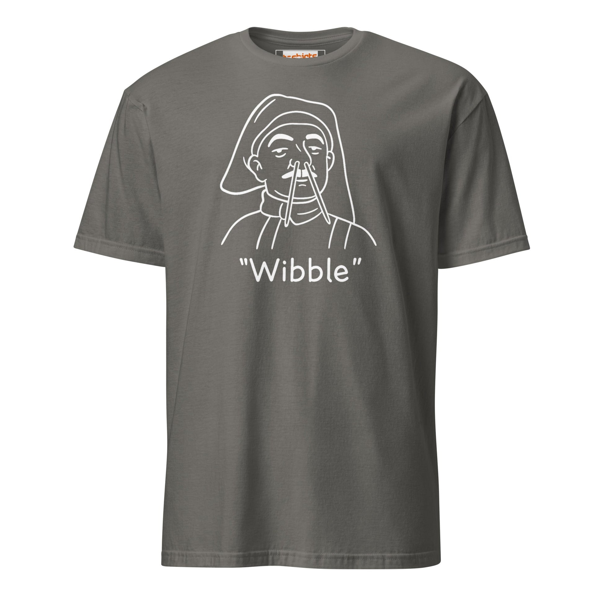 "Wibble" T-Shirt | TV Comedy T-Shirt - Charcoal - T-Shirts Online