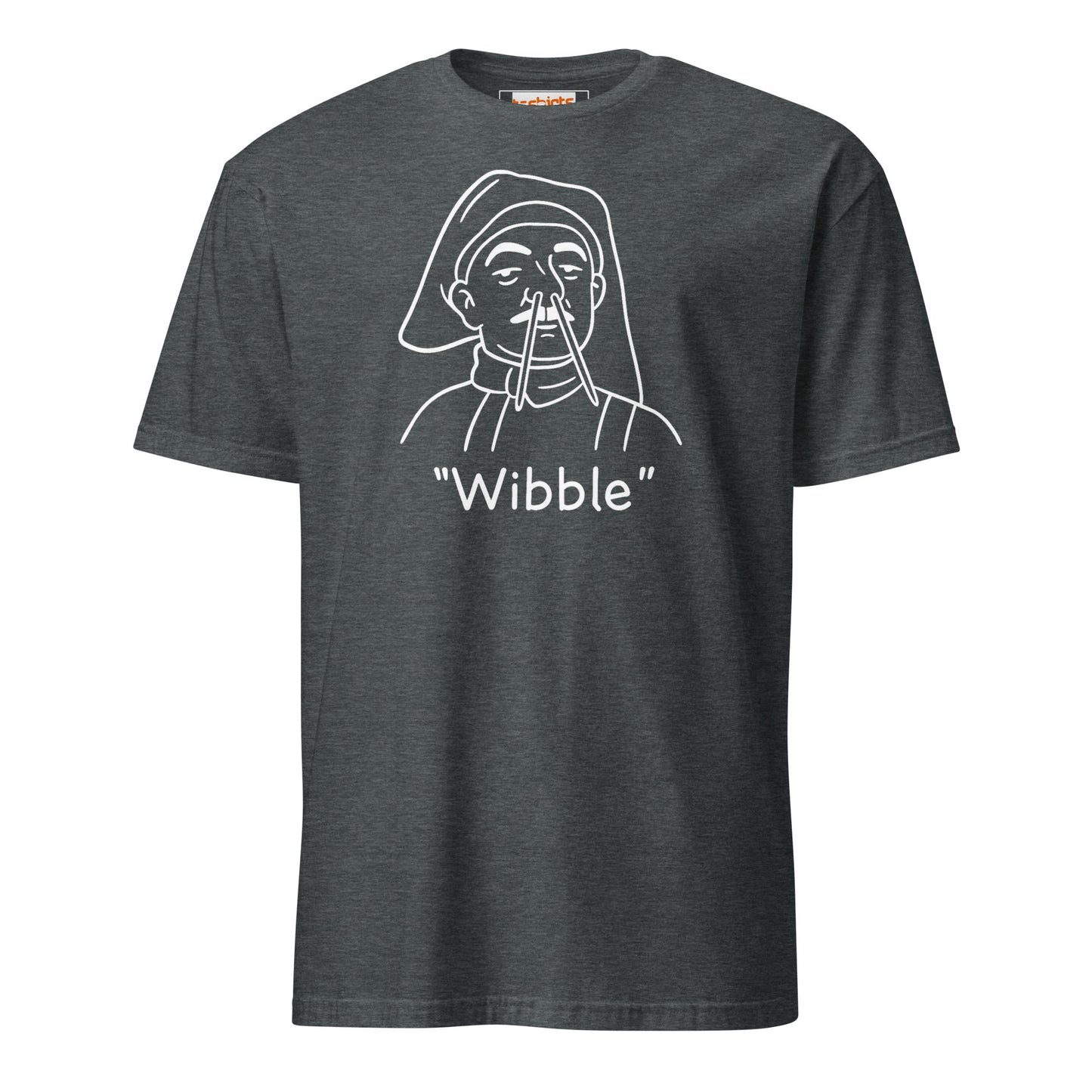 "Wibble" T-Shirt | TV Comedy T-Shirt - Dark Heather - T-Shirts Online