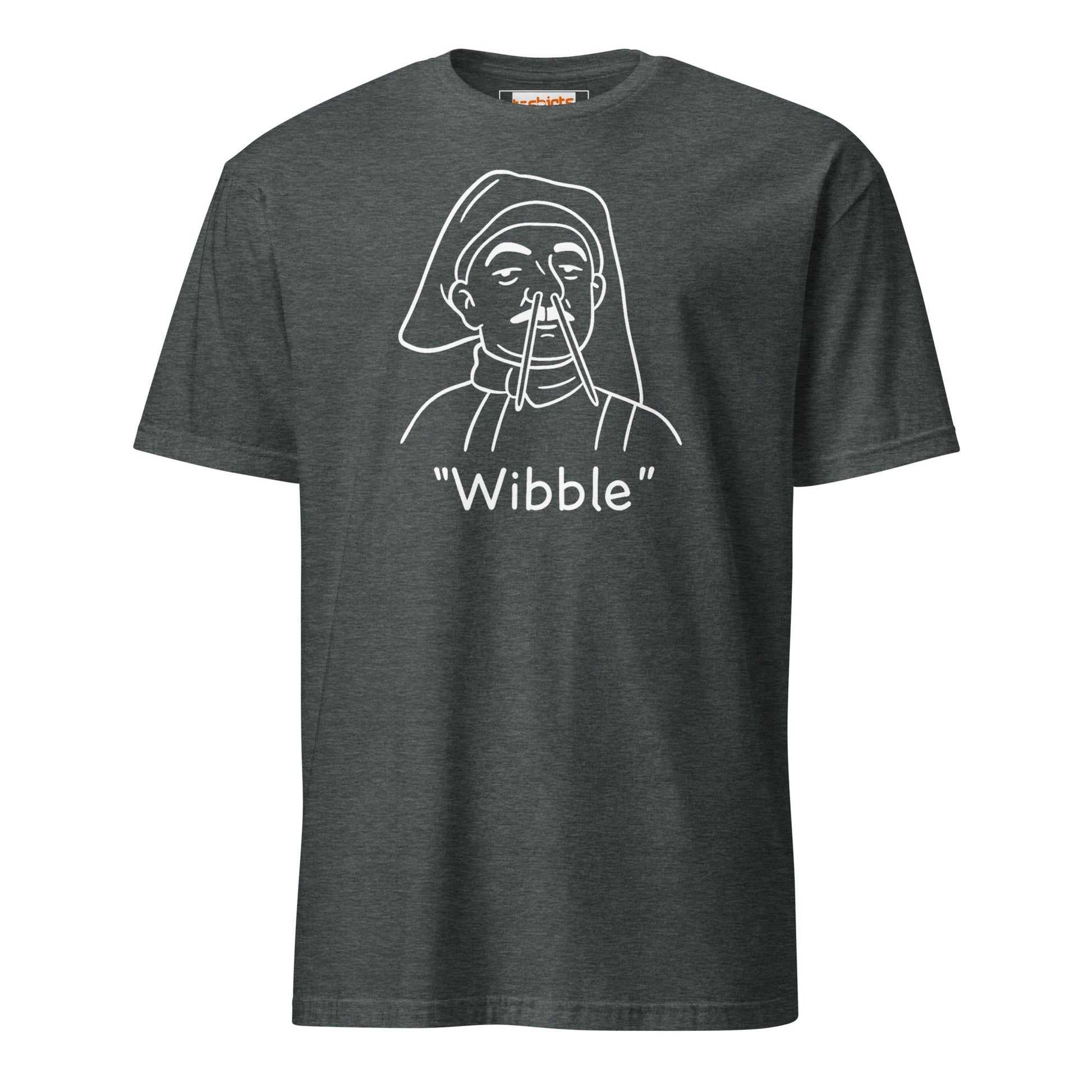 "Wibble" T-Shirt | TV Comedy T-Shirt - Dark Heather - T-Shirts Online