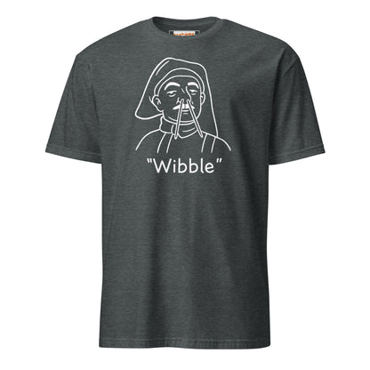 "Wibble" T-Shirt | TV Comedy T-Shirt - Dark Heather - T-Shirts Online