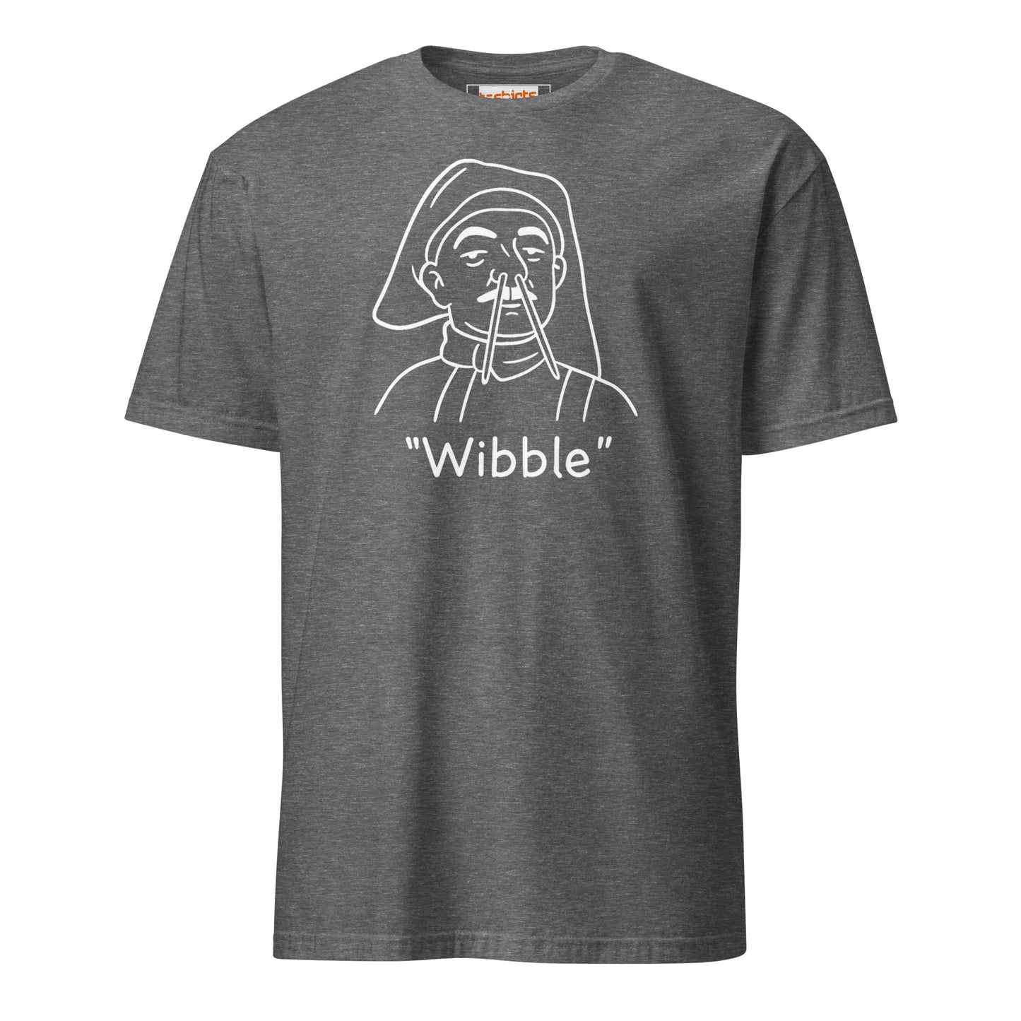"Wibble" T-Shirt | TV Comedy T-Shirt - Graphite Heather - T-Shirts Online