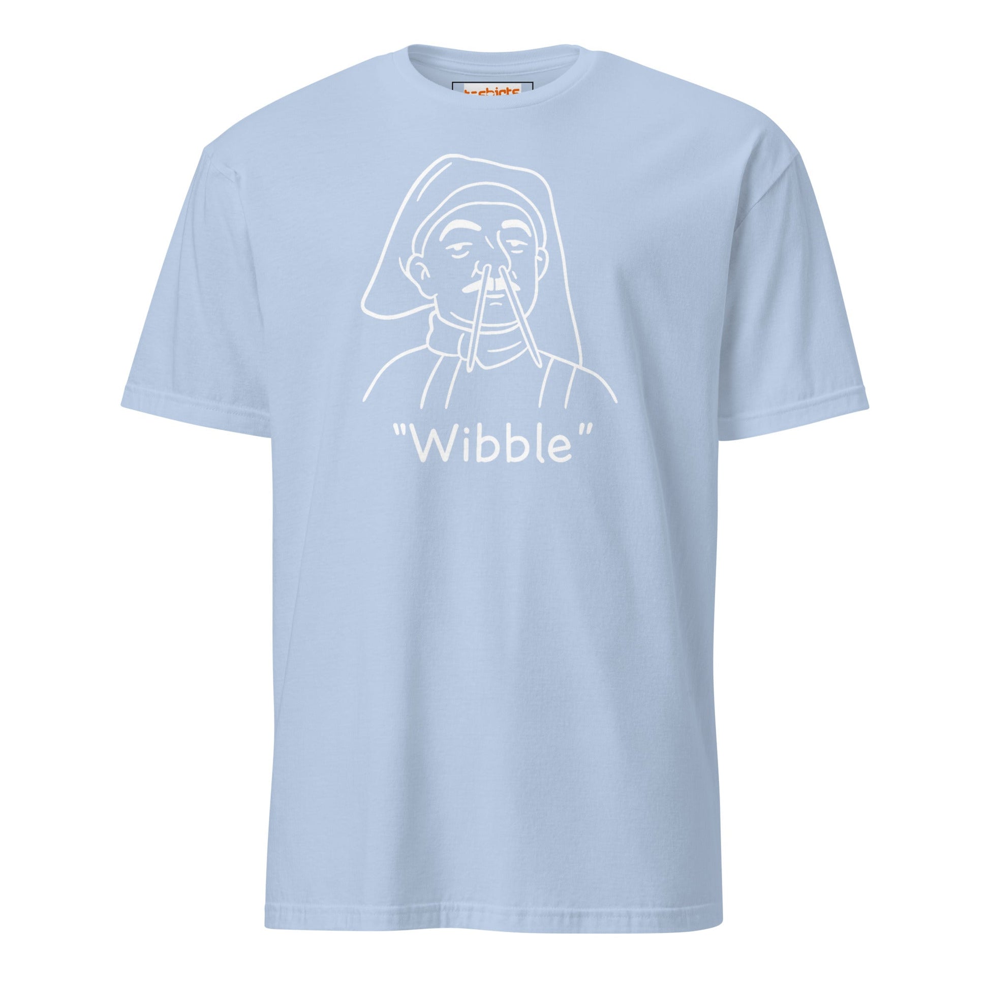 "Wibble" T-Shirt | TV Comedy T-Shirt - Light Blue - T-Shirts Online