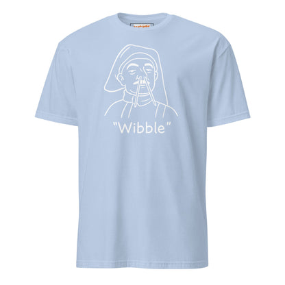 "Wibble" T-Shirt | TV Comedy T-Shirt - Light Blue - T-Shirts Online