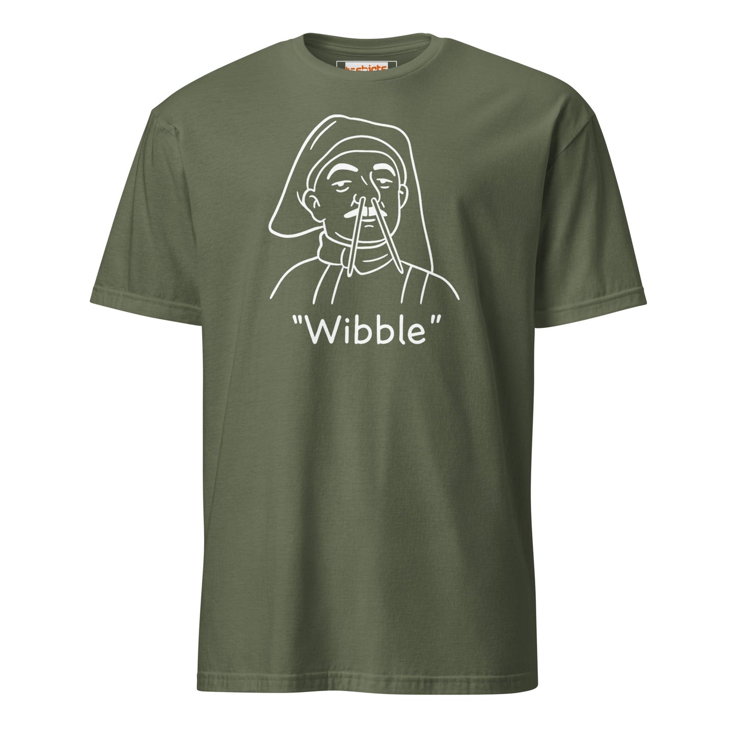 "Wibble" T-Shirt | TV Comedy T-Shirt - Military Green - T-Shirts Online