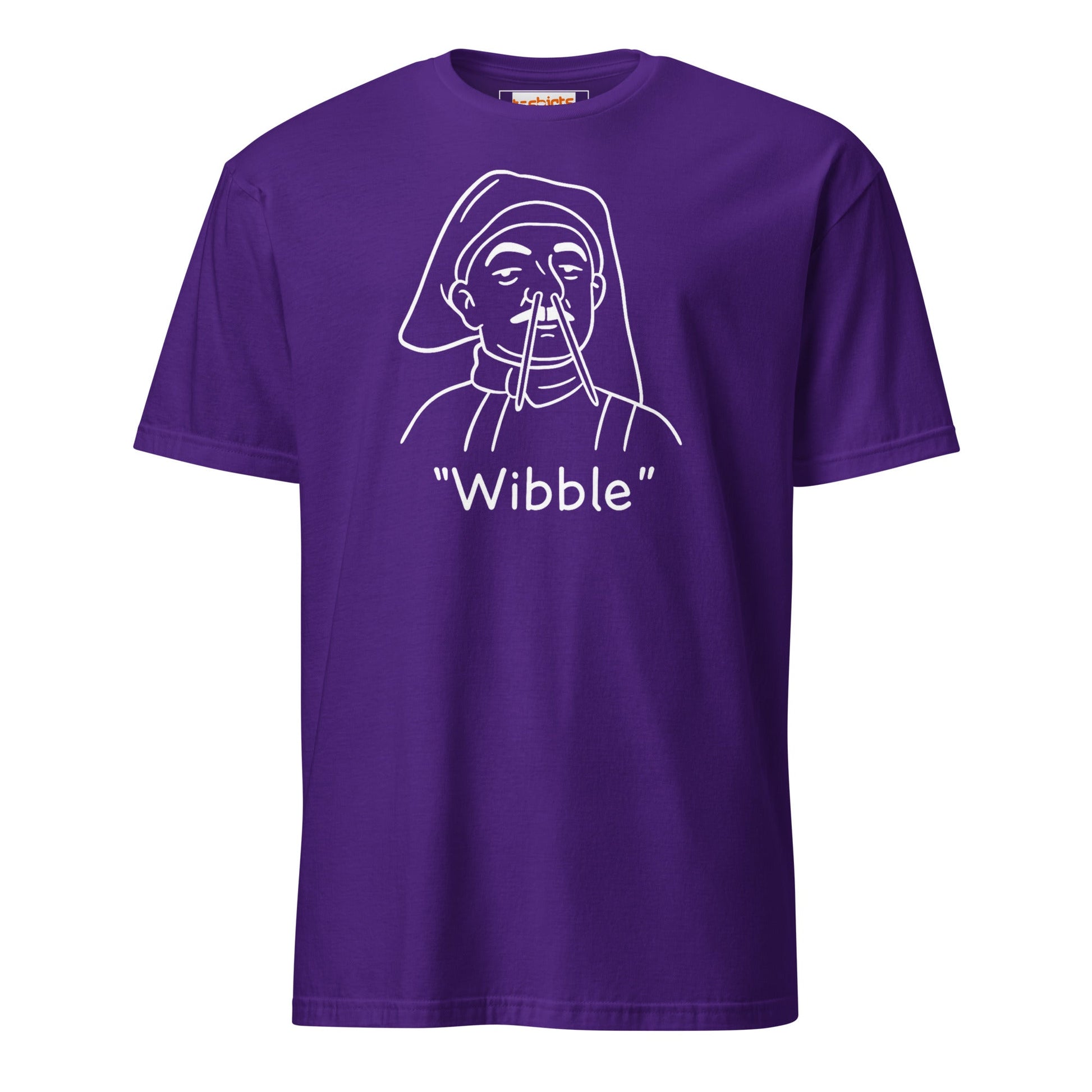 "Wibble" T-Shirt | TV Comedy T-Shirt - Purple - T-Shirts Online