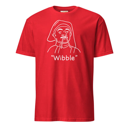 "Wibble" T-Shirt | TV Comedy T-Shirt - Red - T-Shirts Online