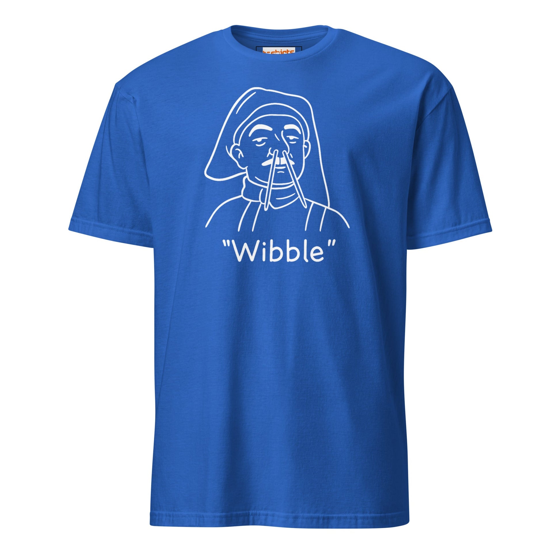 "Wibble" T-Shirt | TV Comedy T-Shirt - Royal - T-Shirts Online