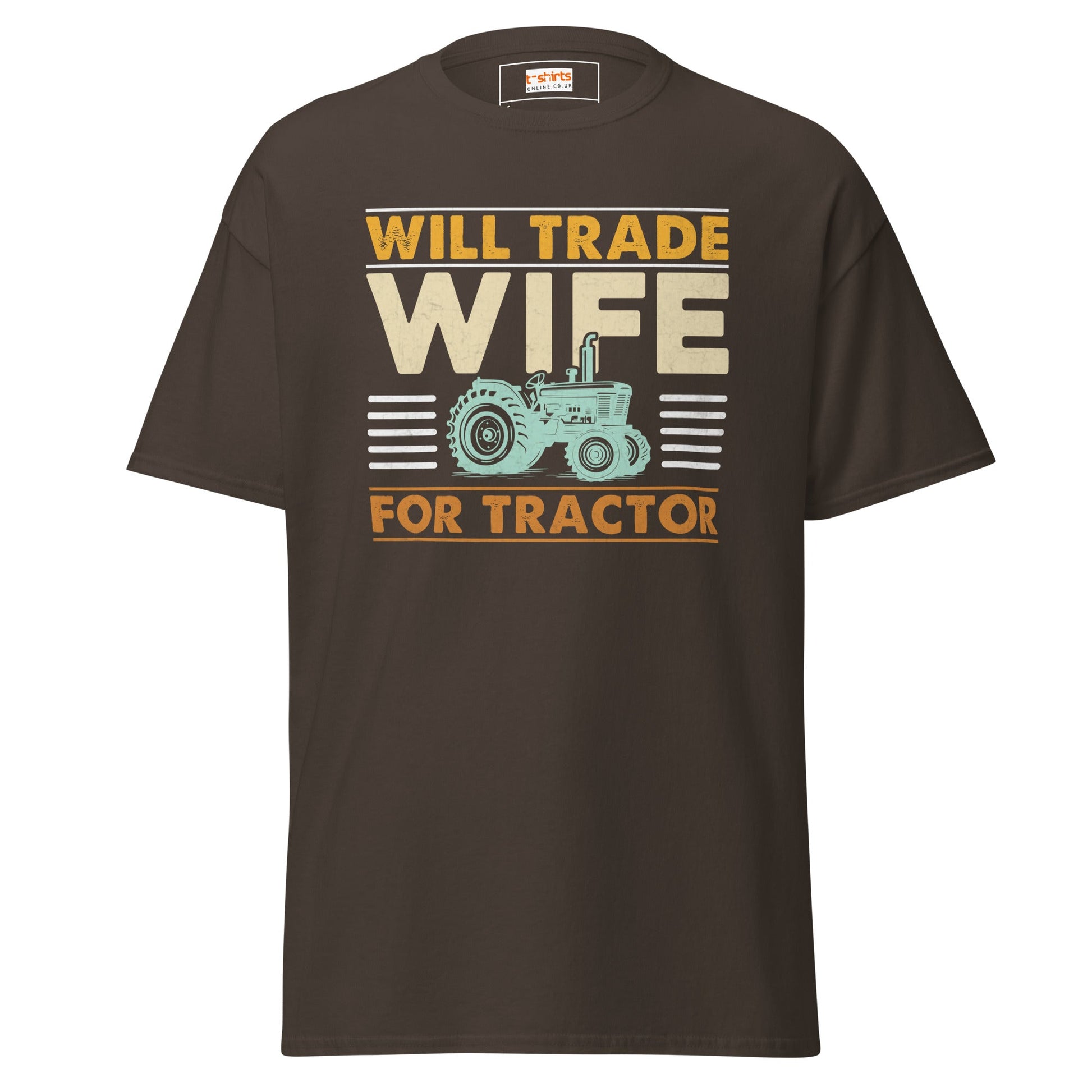 Wife Swap | Farmer T-Shirt - Dark Chocolate - T-Shirts Online