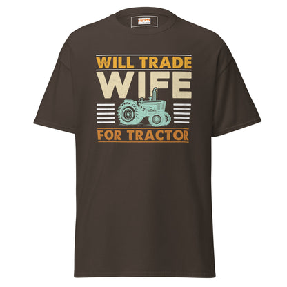 Wife Swap | Farmer T-Shirt - Dark Chocolate - T-Shirts Online