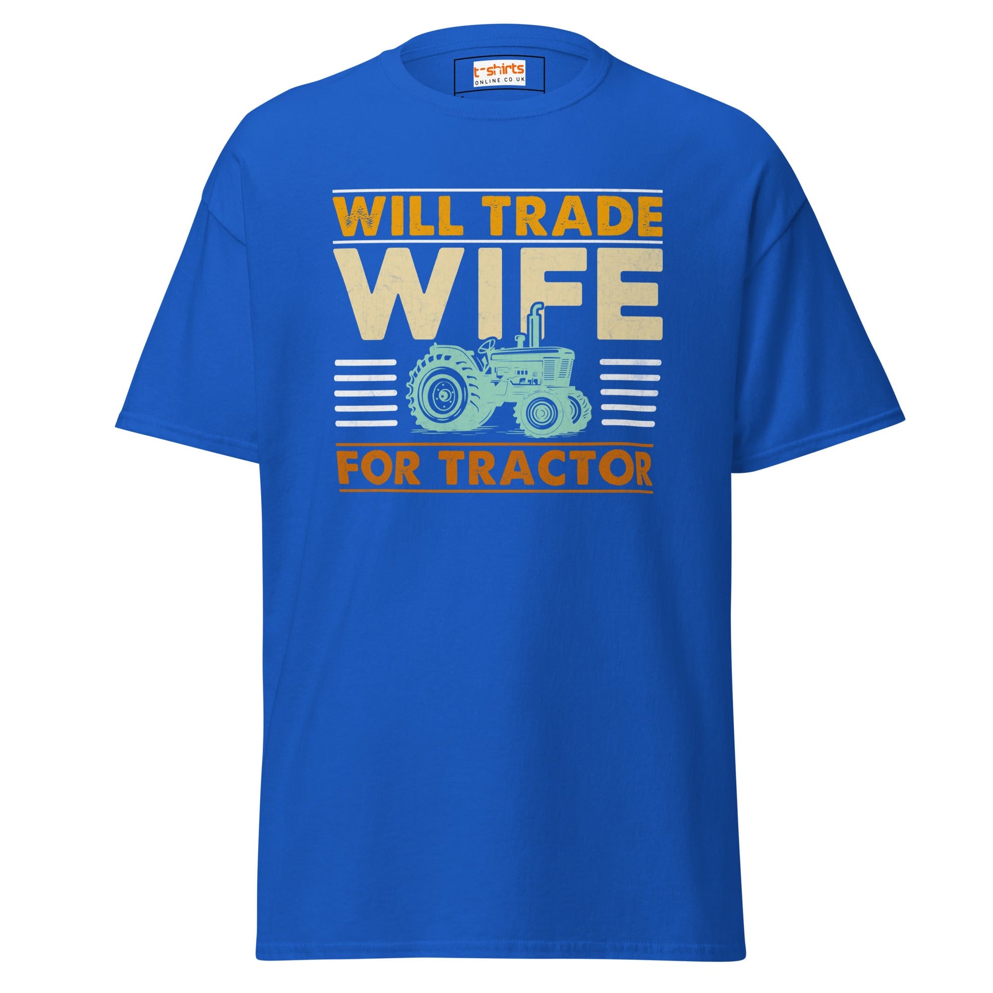 Wife Swap | Farmer T-Shirt - Royal - T-Shirts Online
