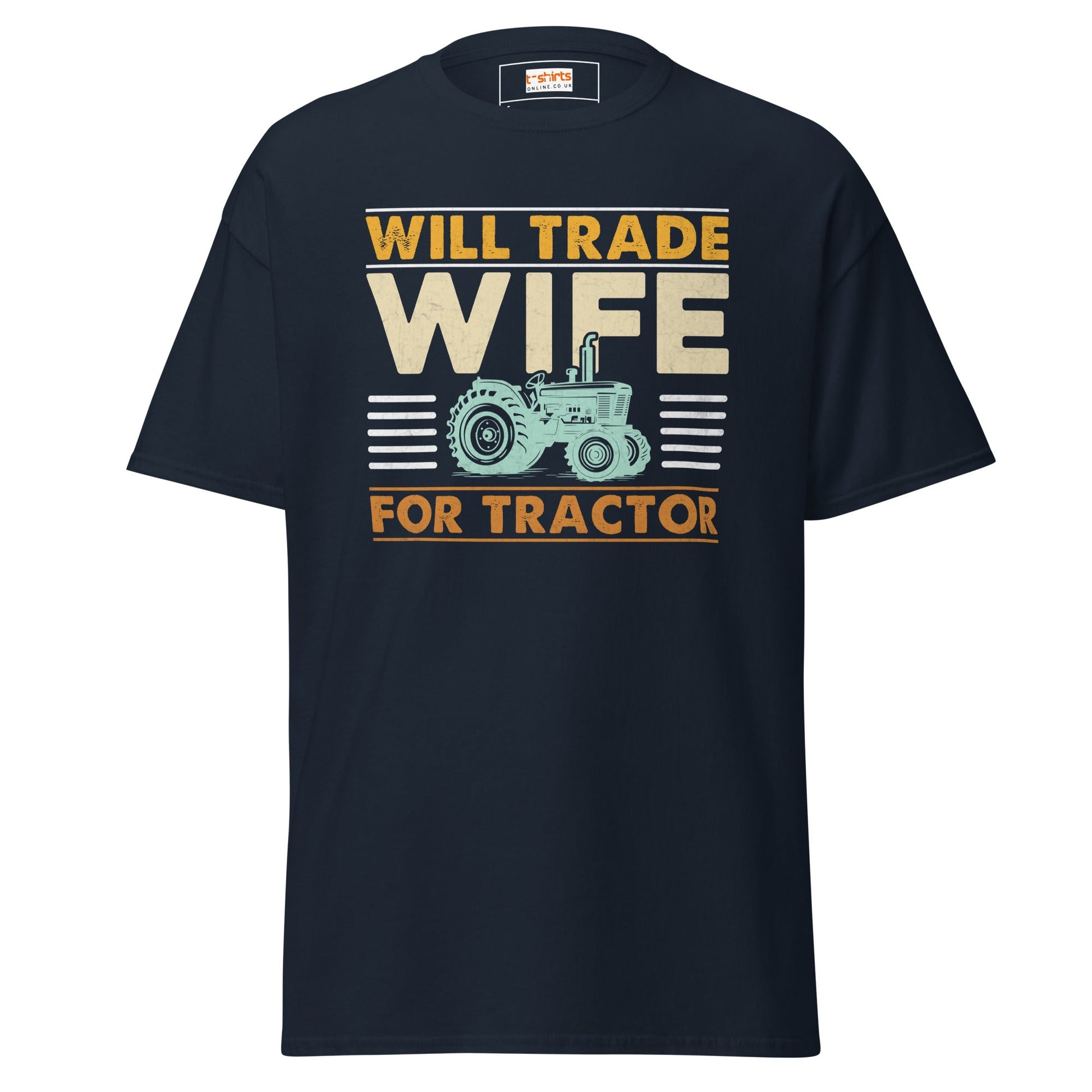 Wife Swap | Farmer T-Shirt - Navy - T-Shirts Online