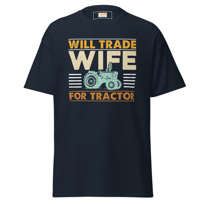 Wife Swap | Farmer T-Shirt - Navy - T-Shirts Online