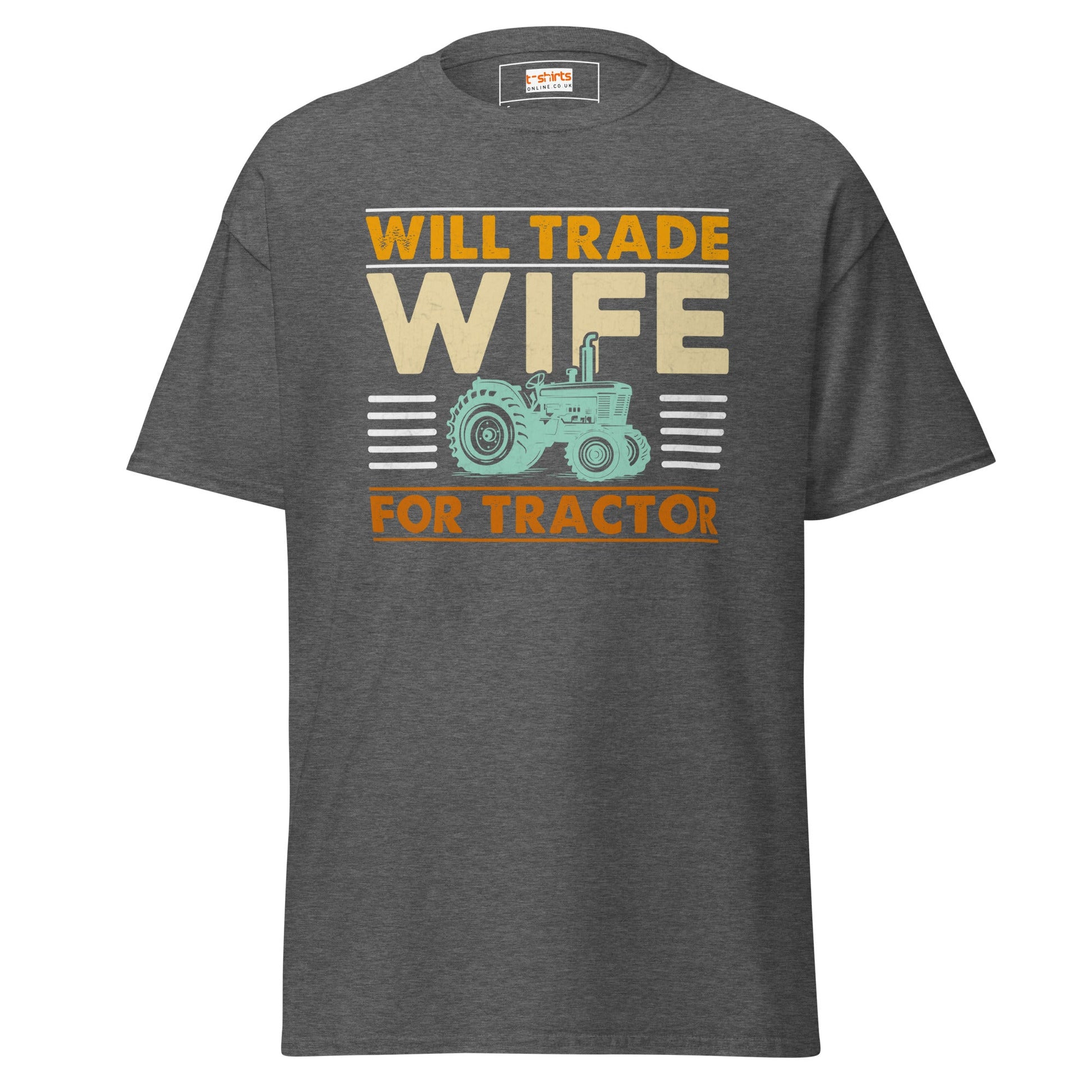 Wife Swap | Farmer T-Shirt - Dark Heather - T-Shirts Online