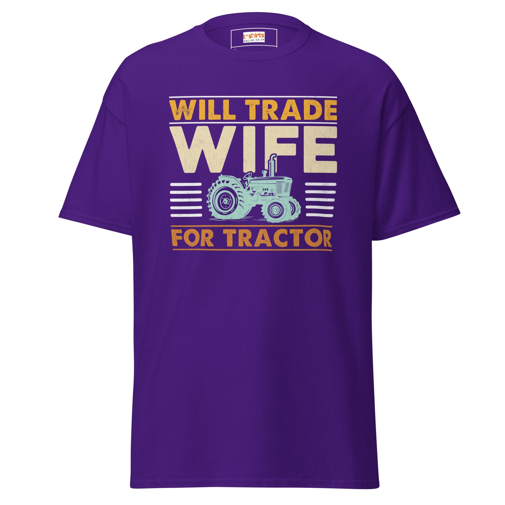 Wife Swap | Farmer T-Shirt - Purple - T-Shirts Online