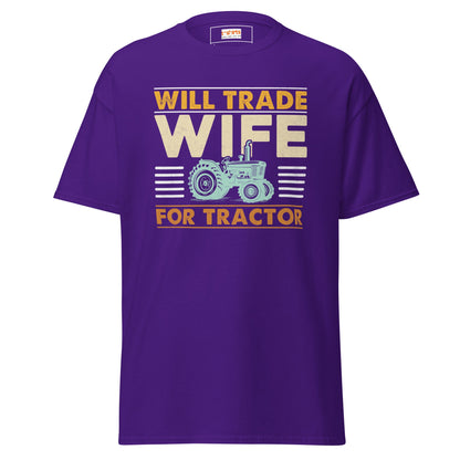 Wife Swap | Farmer T-Shirt - Purple - T-Shirts Online