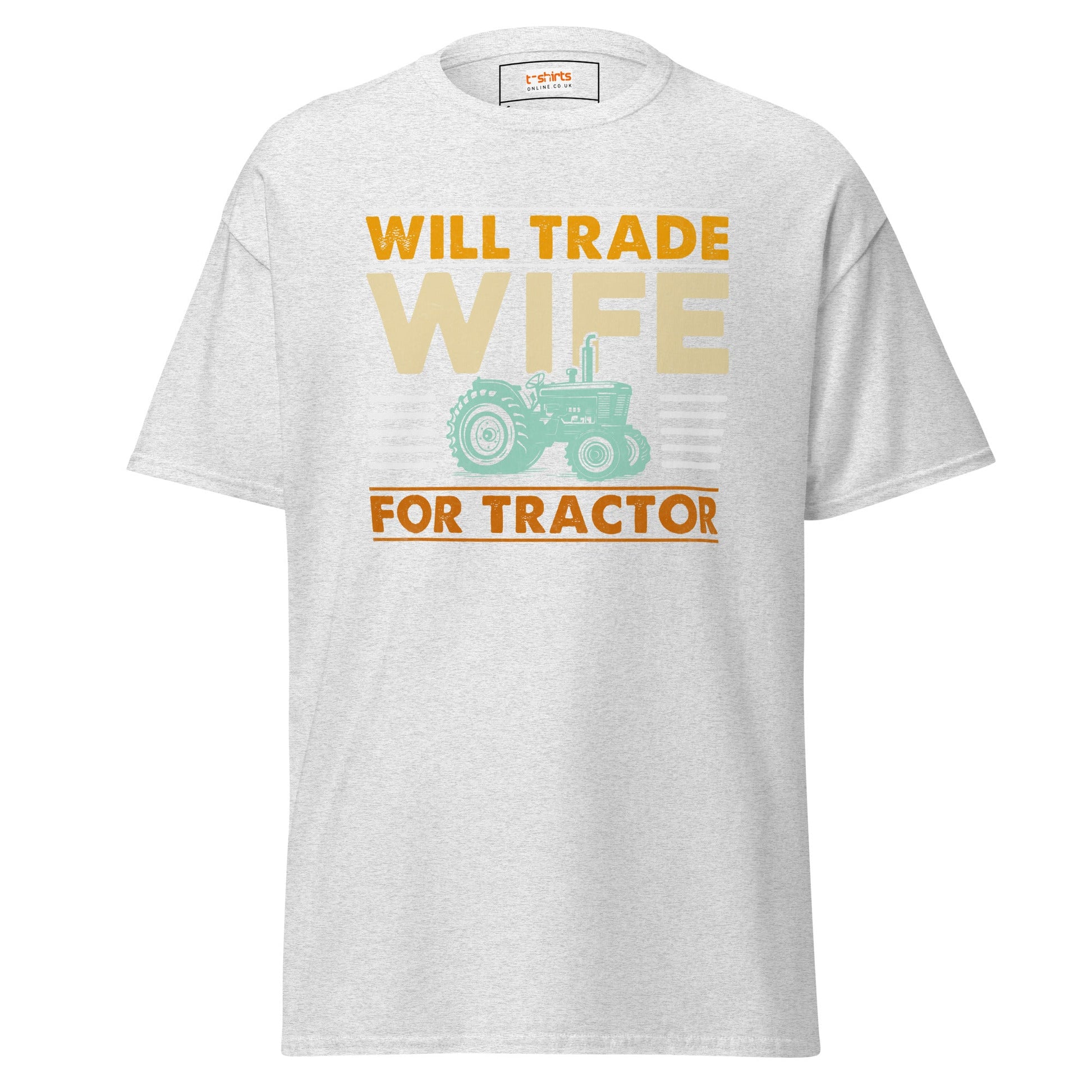 Wife Swap | Farmer T-Shirt - Ash - T-Shirts Online